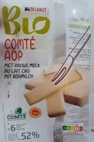 Mängden socker i Comté AOP au lait cru