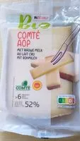 Mängden socker i Comté AOP Bio Delhaize
