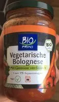 Mängden socker i Vegetarische Bolognese