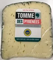 Mängden socker i Tomme des pyrénées