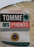Mängden socker i Tomme des Pyrénées