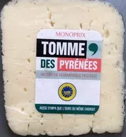 Mängden socker i Tomme des pyrenees