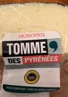Mängden socker i Tomme des Pyrénées