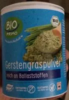 Mängden socker i Gerstengraspulver