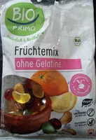 Mängden socker i Früchtemix ohne Gelatine