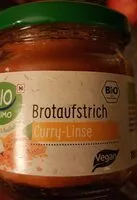 Mängden socker i Brotaufstrich Curry Linsen