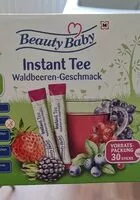 Mängden socker i Instant tee waldbeere