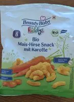 Mängden socker i Bio Mais-Hirse Snack mit Karotte