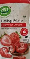 Mängden socker i Lieblings Früchte - Erdbeeren in Scheiben