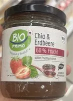 Mängden socker i Chia erdbeere mermelade