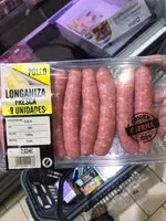 Mängden socker i Longaniza fresca de pollo