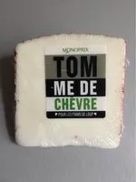 Mängden socker i Tomme de chèvre