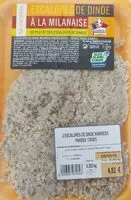 Mängden socker i Escalope de dinde à la milanaise