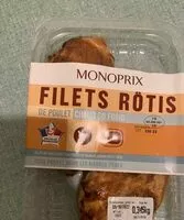 Mängden socker i Filets Rôtis de poulet