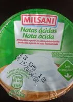 Mängden socker i Nata ácida