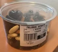 Mängden socker i Mélange sportif