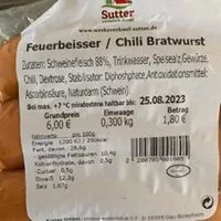 Mängden socker i Feuerbeisser
