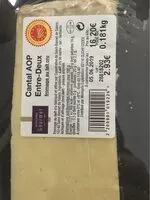 Mängden socker i Cantal aop