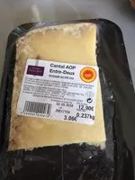 Mängden socker i Cantal AOP Entre-Deux