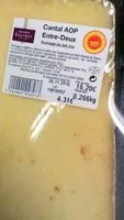 Mängden socker i Cantal AOP Entre-Deux