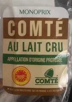 Mängden socker i Comté au lait cru