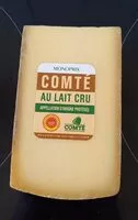 Mängden socker i Comté AOP au lait cru