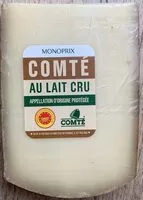 Mängden socker i Comté aop au lait cru