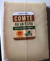 Mängden socker i Comte au lait cru AOP