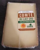 Mängden socker i Comté au lait cru