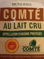 Mängden socker i Comté au lait cru AOP