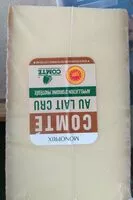 Mängden socker i Comte au lait cru