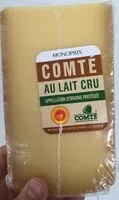 Mängden socker i Comté au lait cru