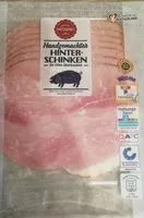 Mängden socker i Handgemachte Hinterschinken