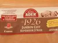 Mängden socker i Jambon cuit supérieur