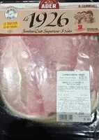 Mängden socker i Jambon cuit superieur 3 Noix