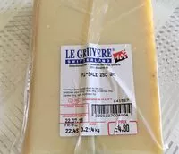 Mängden socker i Le gruyere