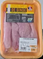 Mängden socker i Escalope de dinde