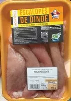 Mängden socker i Escalopes de dinde