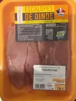 Mängden socker i Escalopes de dinde