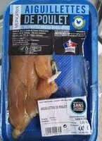 Mängden socker i Aiguillettes de poulet