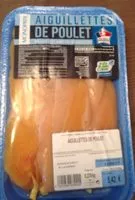 Mängden socker i Aiguillettes de poulet