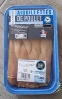 Mängden socker i Aiguillettes de poulet
