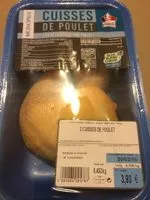 Mängden socker i Cuisses de poulet