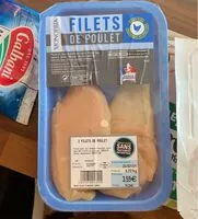 Mängden socker i Filets de poulet