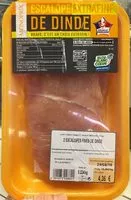 Mängden socker i Escalope extrafine de dinde