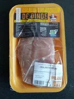 Mängden socker i Escalope extrafine de dinde