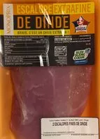 Mängden socker i 2 Escalopes Extrafine de Dinde
