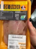 Mängden socker i Escalope de dinde