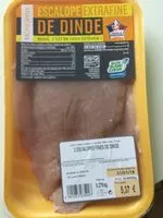 Mängden socker i Escalopes de dinde
