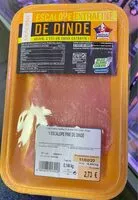 Mängden socker i Escalope extrafine de dinde